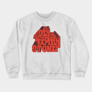 Psychedelic Soul Grooves - Sly & The Family Stone Typo Design Crewneck Sweatshirt